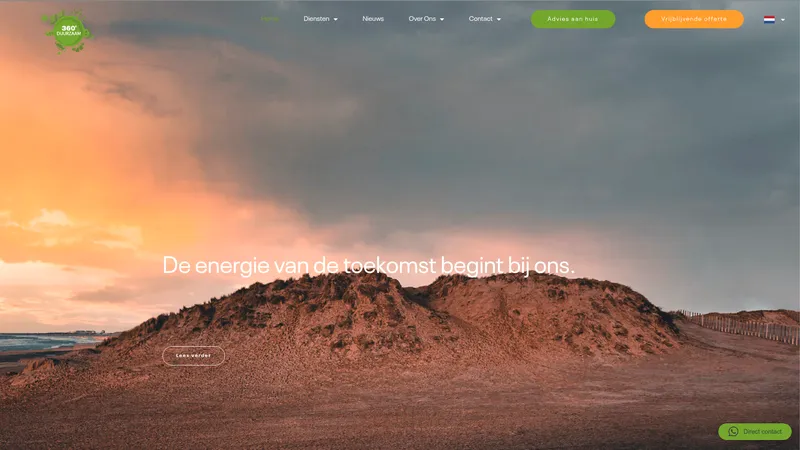 Website van 360 Duurzaam