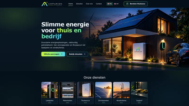 Website van Ampurion Solutions