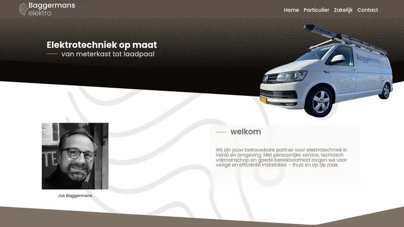 Website van Baggermanselektro