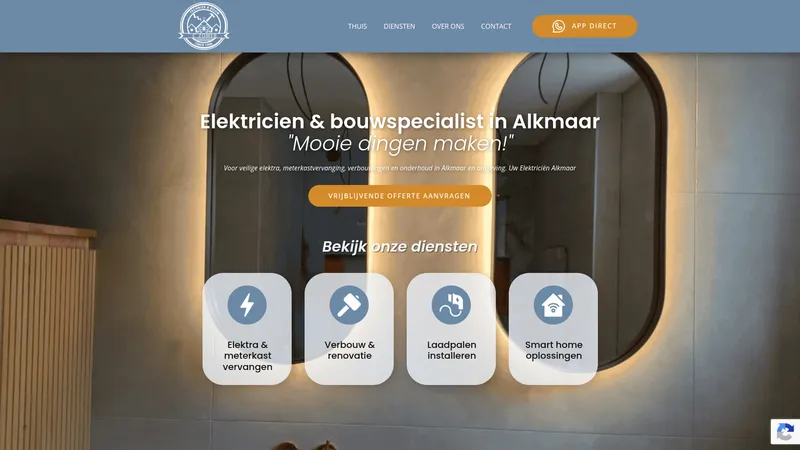 Website van C. Zomer techniek en bouw.