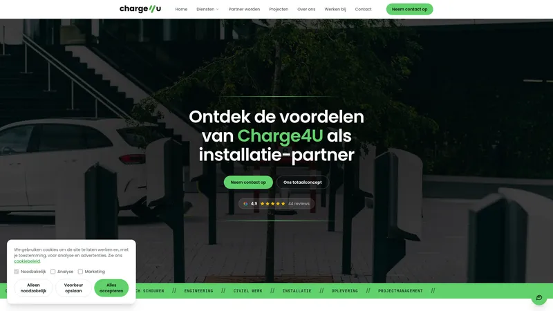 Website van Charge4U