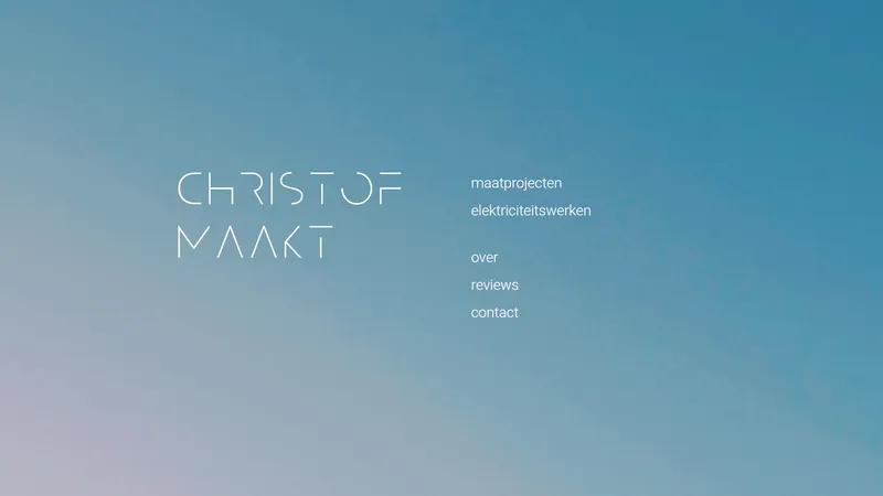 Website van Christof Maakt