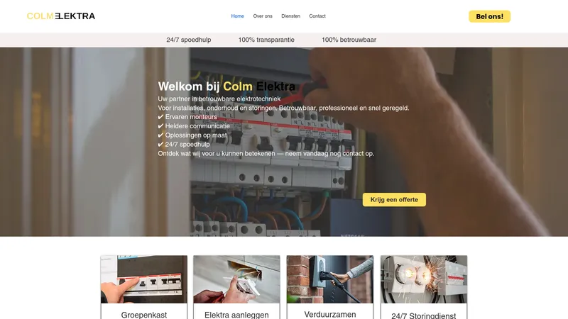 Website van Colm elektra