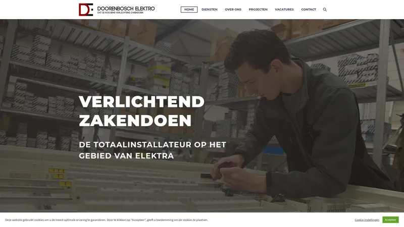 Website van Doorenbosch Elektrotechniek B.V.
