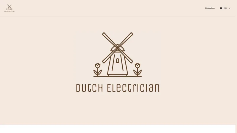 Website van Dutch Electrician Amsterdam