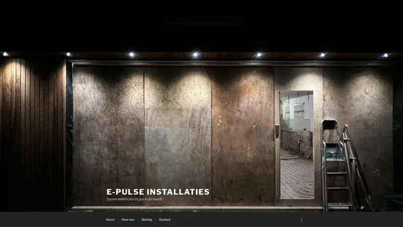 Website van E-Pulse Installaties - Elektricien Ede