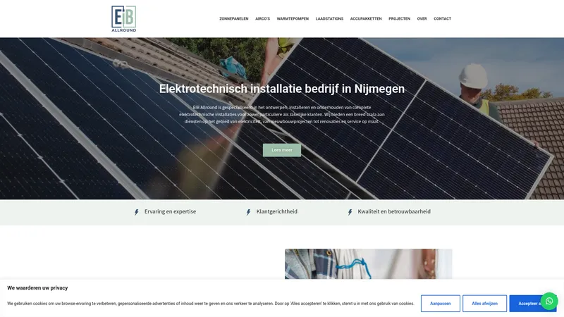 Website van EIB allround