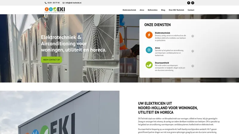 Website van EKI-Hoorn VOF