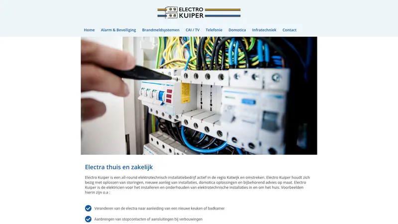 Website van Electro Kuiper