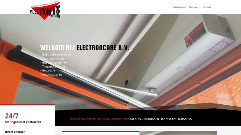 Website van Electroncare