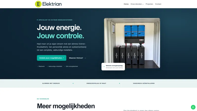 Website van Elektrian