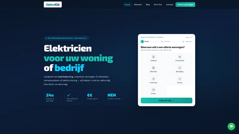 Website van ElektroKlik