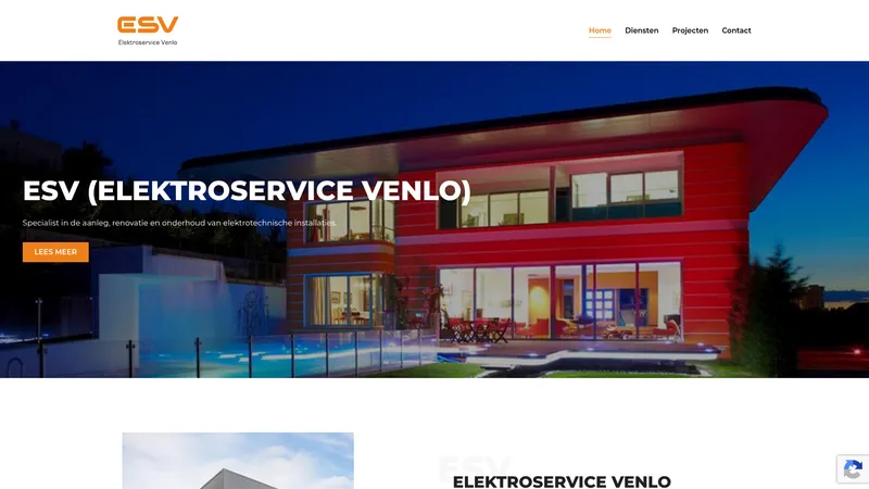 Website van Elektroservice Venlo