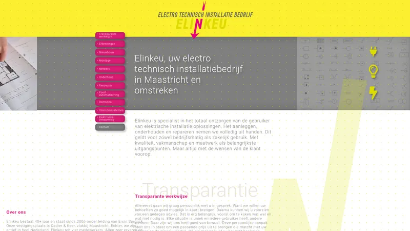 Website van Elinkeu B.V.