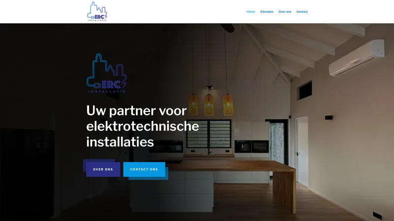 Website van ERC Installatie