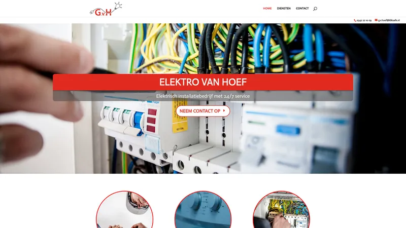 Website van G. van Hoef Elektrotechniek