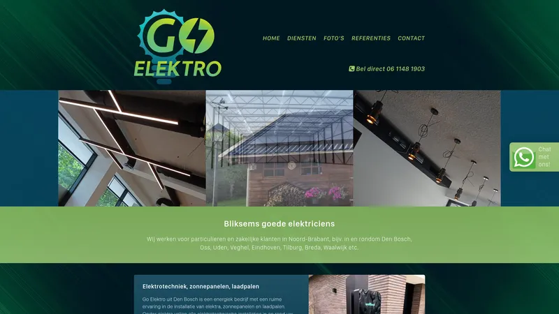 Website van Go-Elektro