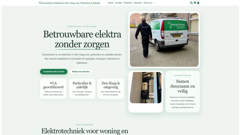 Website van Groenstroom
