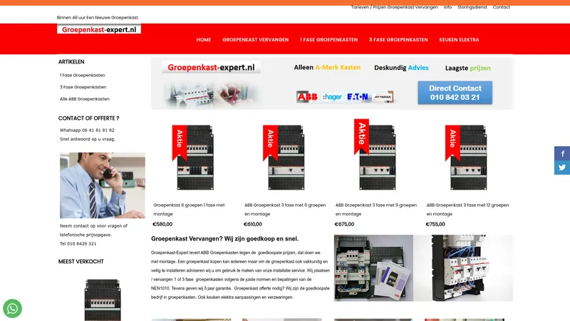 Website van Groepenkast-Expert