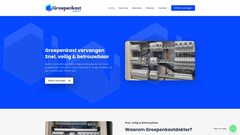 Website van Groepenkastdokter