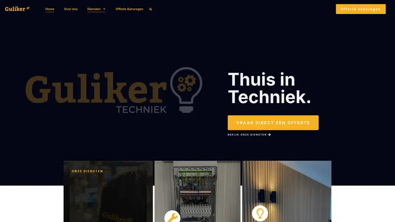 Website van Guliker techniek