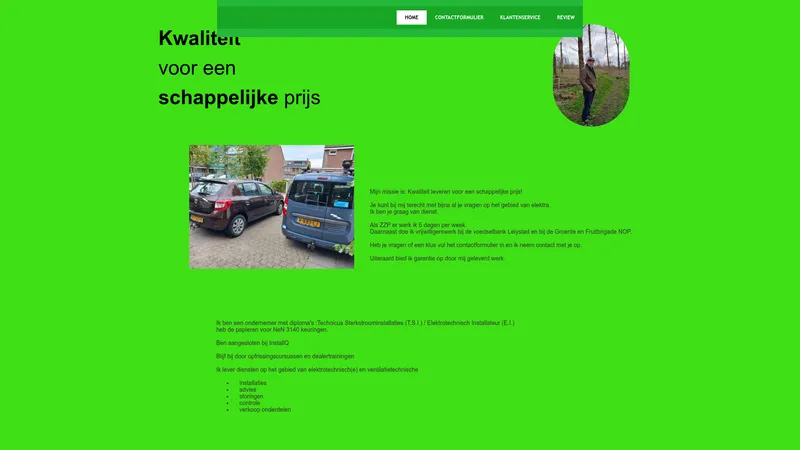 Website van Hans van Ewijk Elektrotechniek