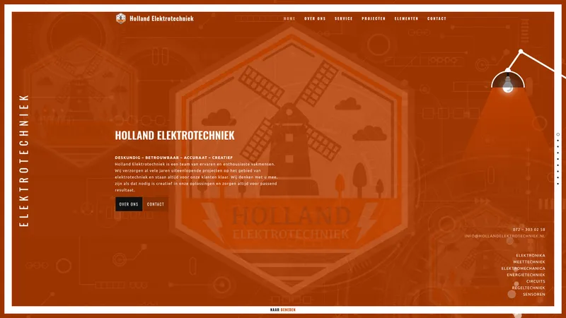 Website van Holland Elektrotechniek B.V.