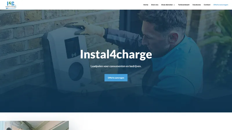 Website van Instal4charge