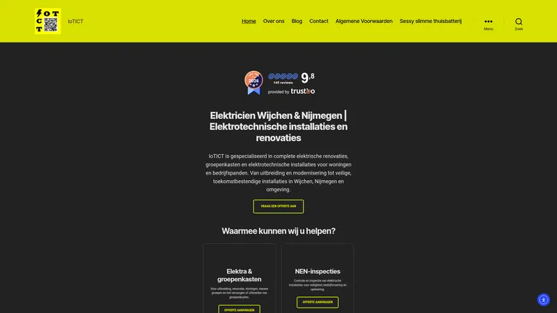 Website van Iotict