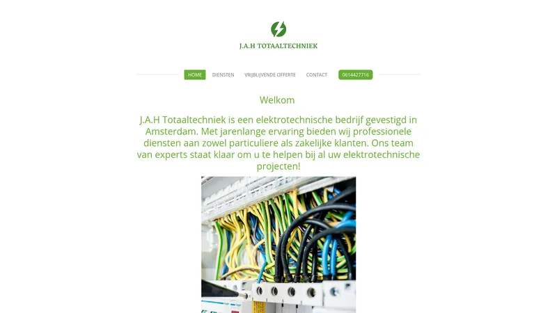 Website van J.A.H Totaaltechniek