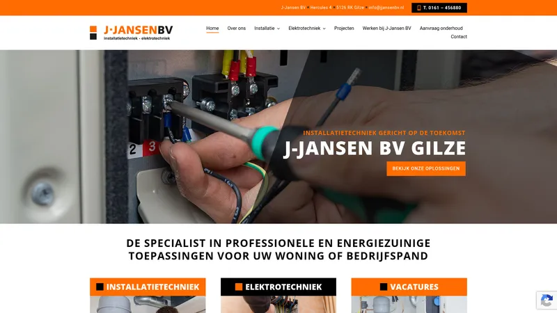 Website van JJansen B.V.