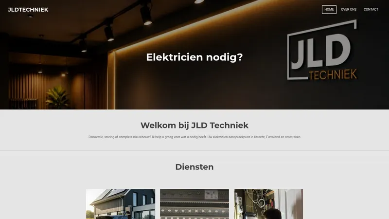 Website van JLD techniek