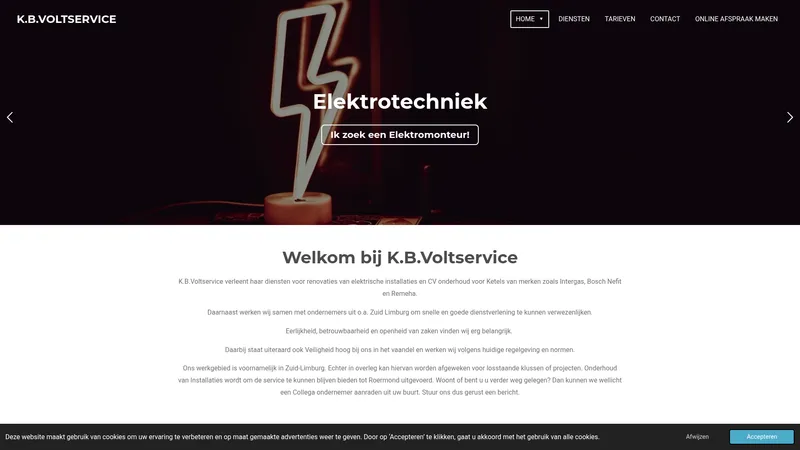 Website van K.B. Voltservice