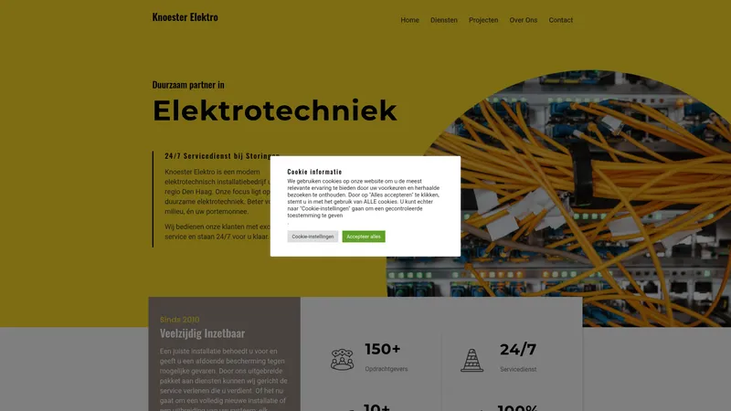 Website van Knoester Elektro