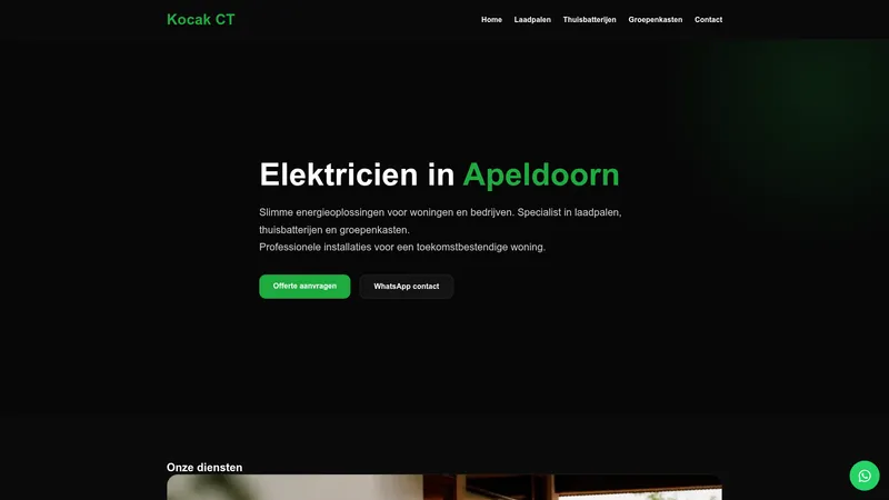 Website van Kocak CT