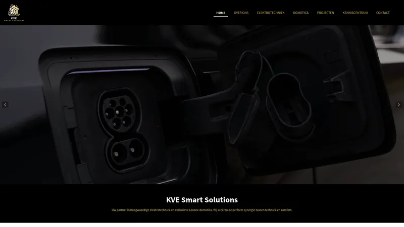 Website van KVE Smart Solutions