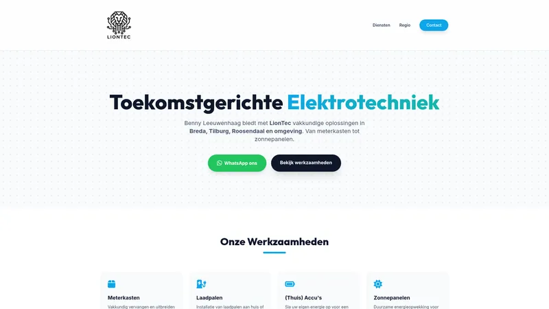 Website van LionTec
