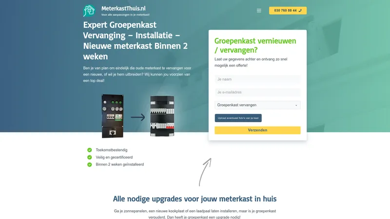 Website van Meterkastthuis