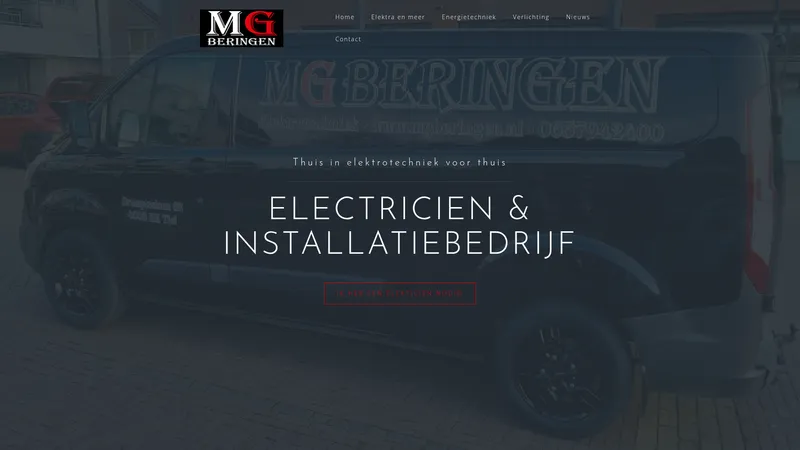 Website van MG Beringen