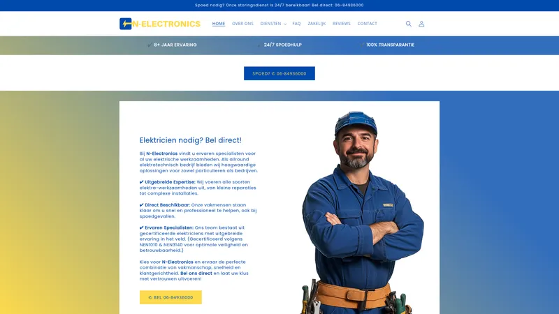 Website van N-electronics