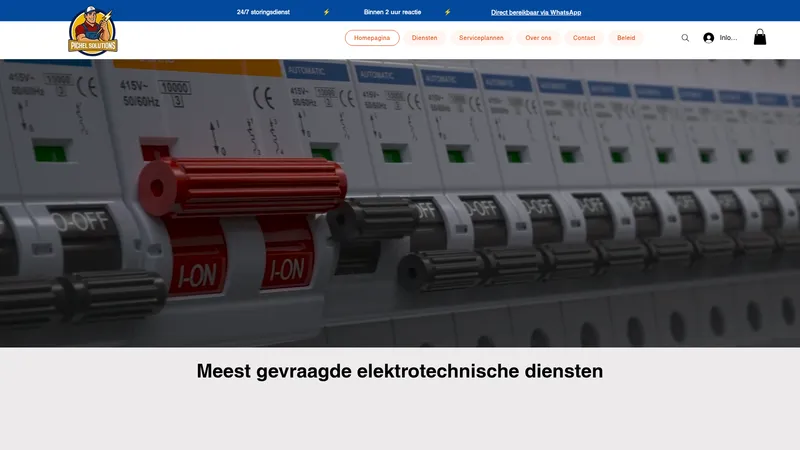 Website van Pichel Solutions