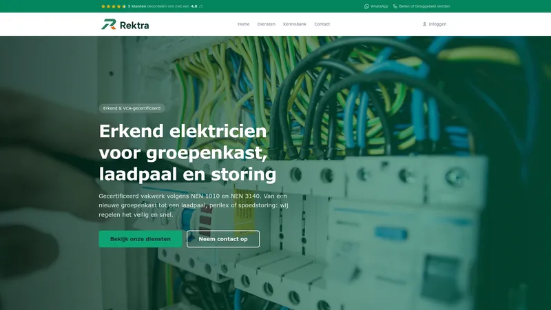 Website van Rektra