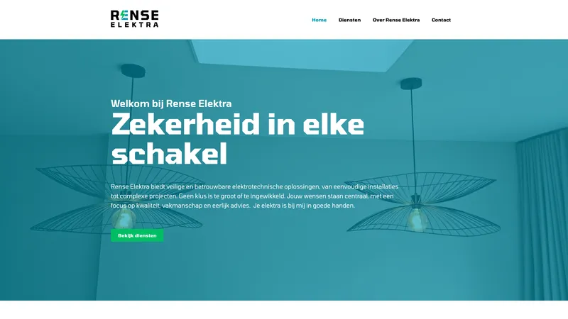 Website van Rense Elektra