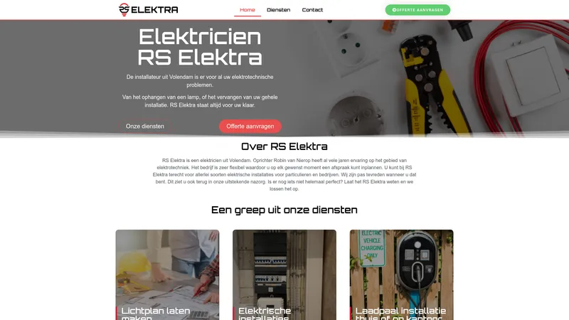 Website van RS Elektra