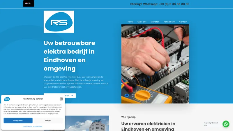 Website van RS elektro-werk.nl