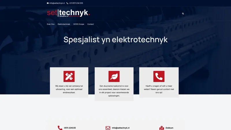 Website van Set Technyk
