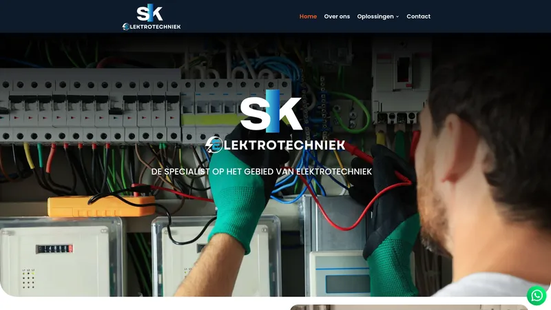 Website van SK24 Elektrotechniek