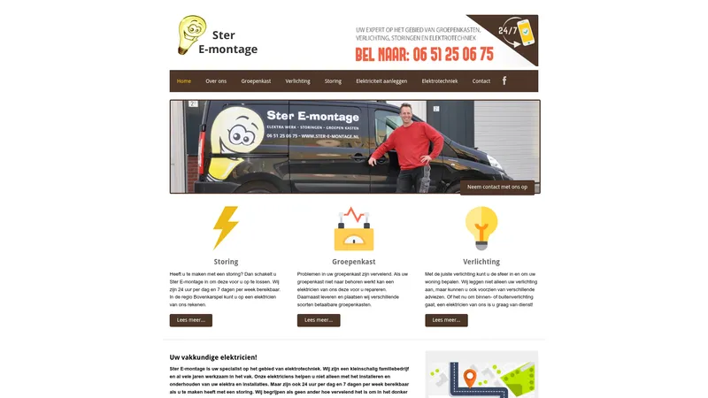 Website van Ster E Montage