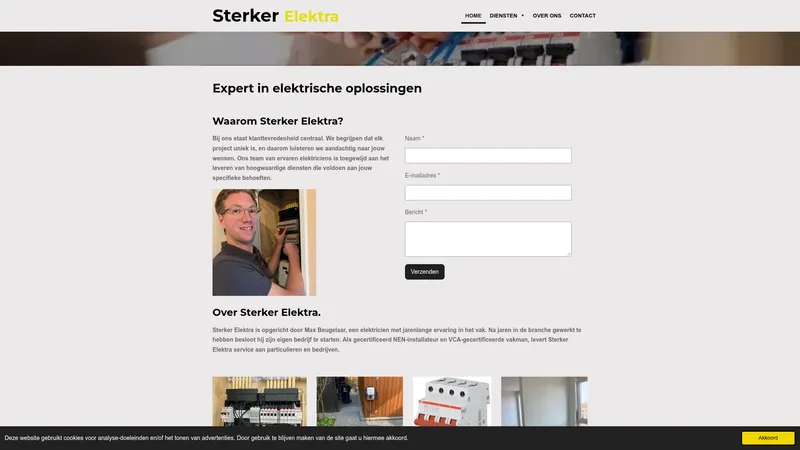 Website van Sterker Elektra
