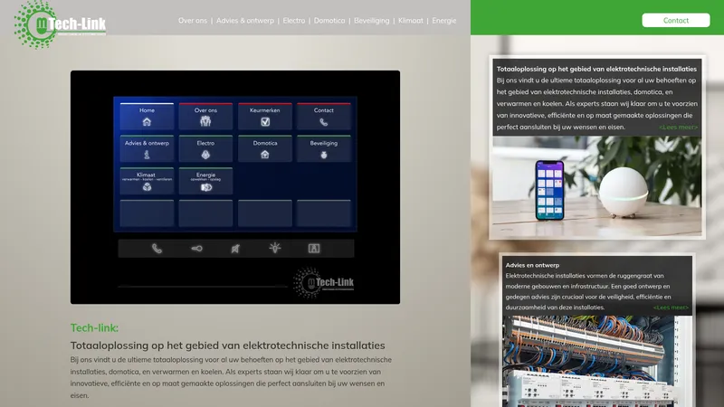 Website van Tech-Link